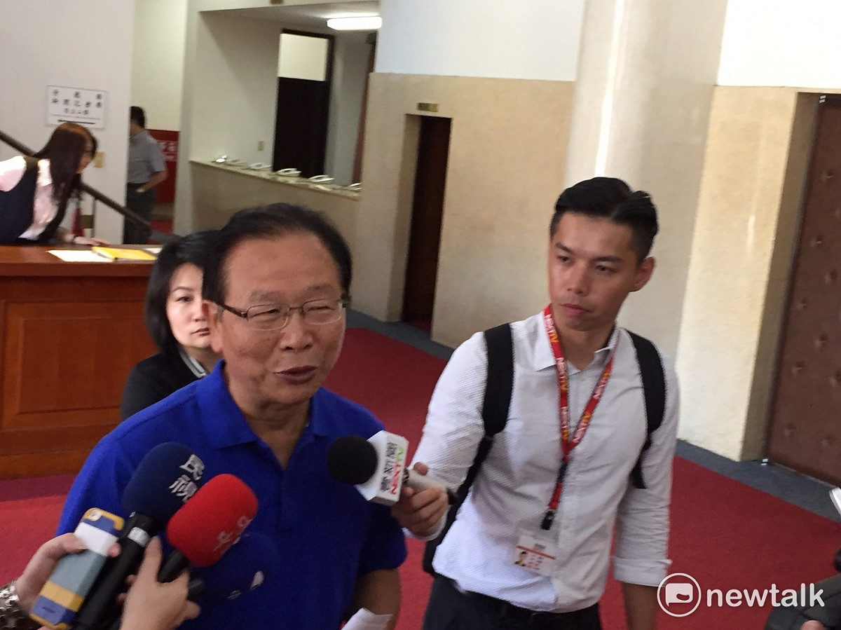 為阻擋前瞻預算，國民黨團一早就開黨團大會討論前瞻攻防策略。 圖：趙婉淳／攝