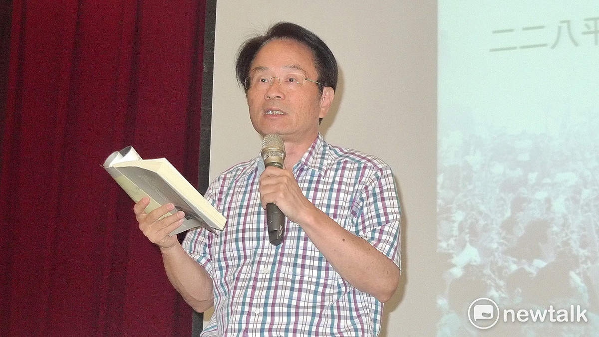 陳儀深16日說，南韓「光州事件」中派軍鎮壓的全斗煥先判死刑再特赦，台灣沒有宣判，怎麼寬諒？ 圖：汪少凡／攝