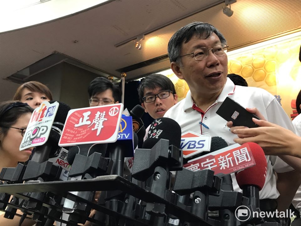 中國已派110名選手參加台北世大運，台北市長柯文哲表示，中國本來就會派隊參加世大運，只是差在代表團的大或小而已。 圖 : 周煊惠／攝