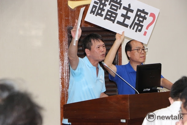 立法院臨時會今（17）天處理前瞻基礎建設計畫第一期特別預算案，卻為了誰當主席吵翻天。 圖：廖品瑄/攝