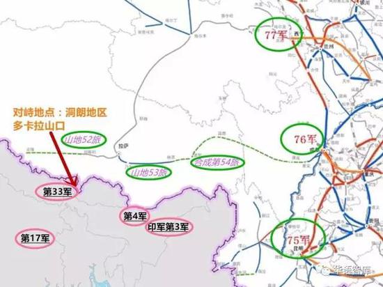 央視報導，解放軍在西藏軍區舉行大規模軍事演習。 圖:翻攝自新浪網軍迷圈截圖。