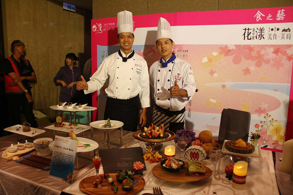 「花漾台中館」，串連「生活」、「在地食材」兩大主軸，表現出台中在地特色。 圖：台中市政府觀光旅遊局提供