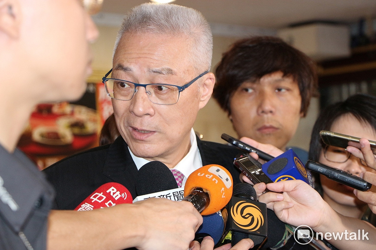 國民黨準黨魁吳敦義對提名台北市長人選，他說，不是她說了算。 圖：廖品瑄／攝（資料照片）