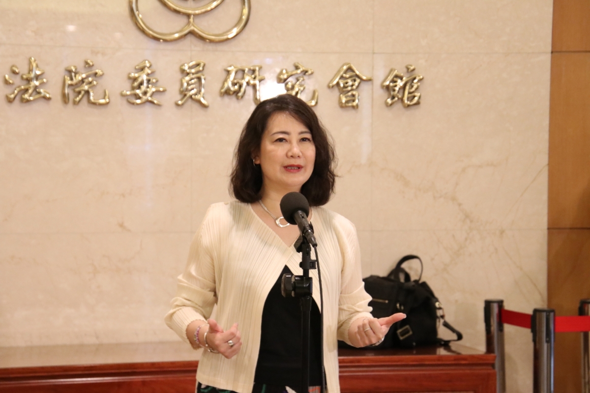 柯文哲涉入司法案件，民進黨團幹事長吳思瑤強調，不介入、不操弄、不預設立場。 圖：立法委員吳思瑤辦公室／提供（資料照）