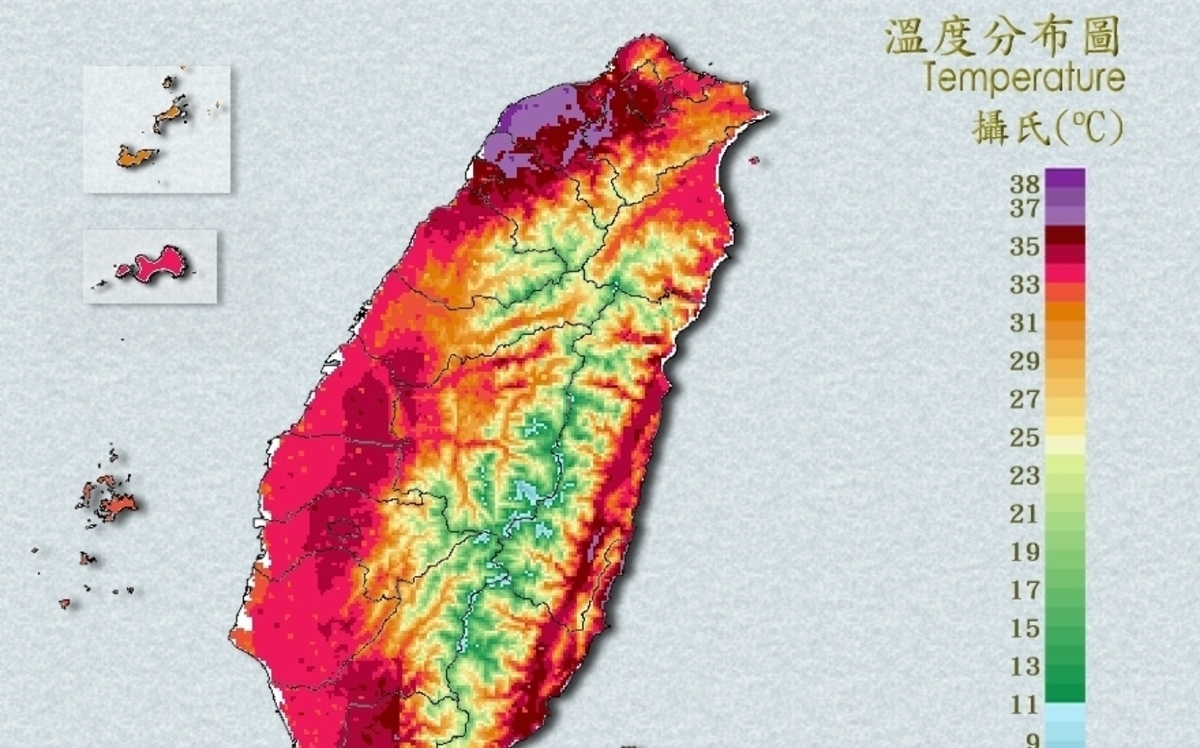 熱爆了！新北三峽飆40.1度高溫 氣象署發高溫警訊