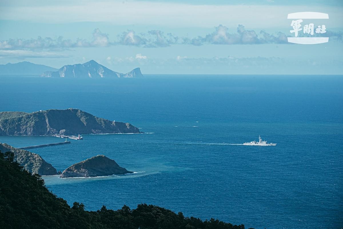 漢光40號演習22日正式登場，海軍實施緊急出港。 圖：軍聞社提供。