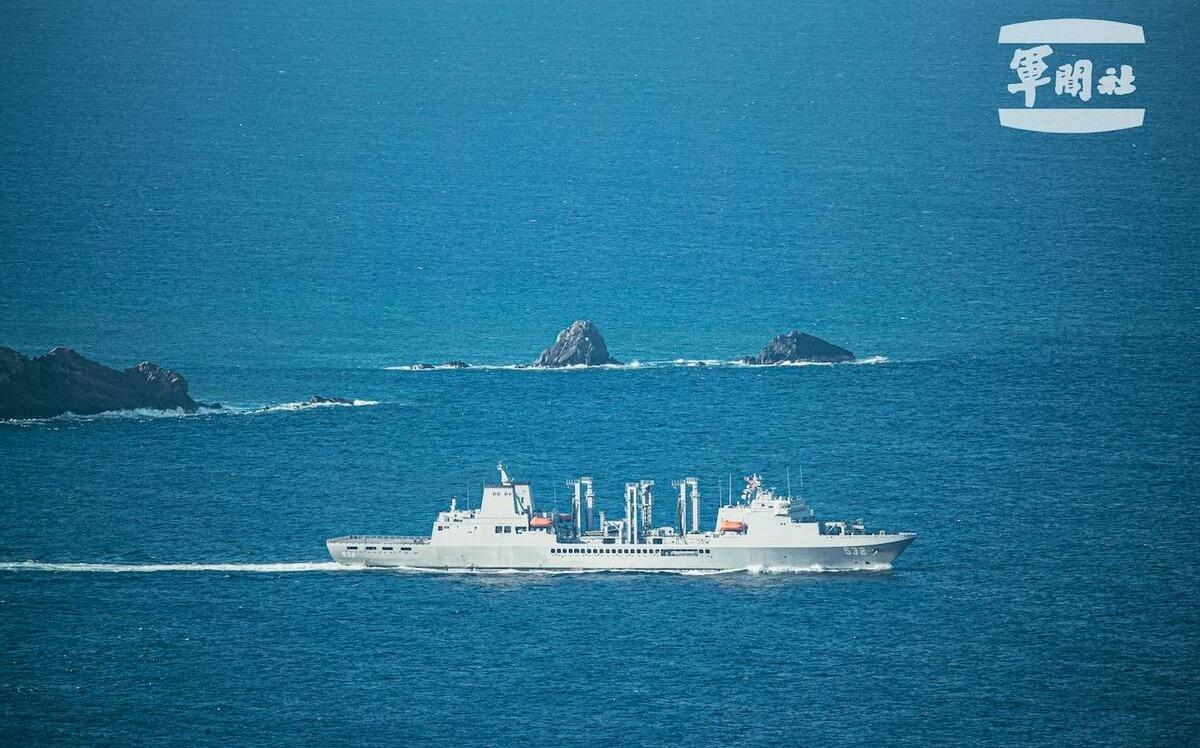 漢光演習今登場 海軍蘇澳艦磐石艦緊急出港 進行戰力保存