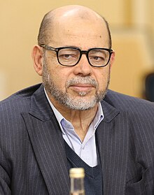 哈瑪斯政治局成員馬爾祖克今（23）日稱，哈瑪斯代表在北京與巴勒斯坦其他派別簽署了一項文件，並呼籲民族團結。圖為馬爾祖克。 圖：翻攝自維基百科