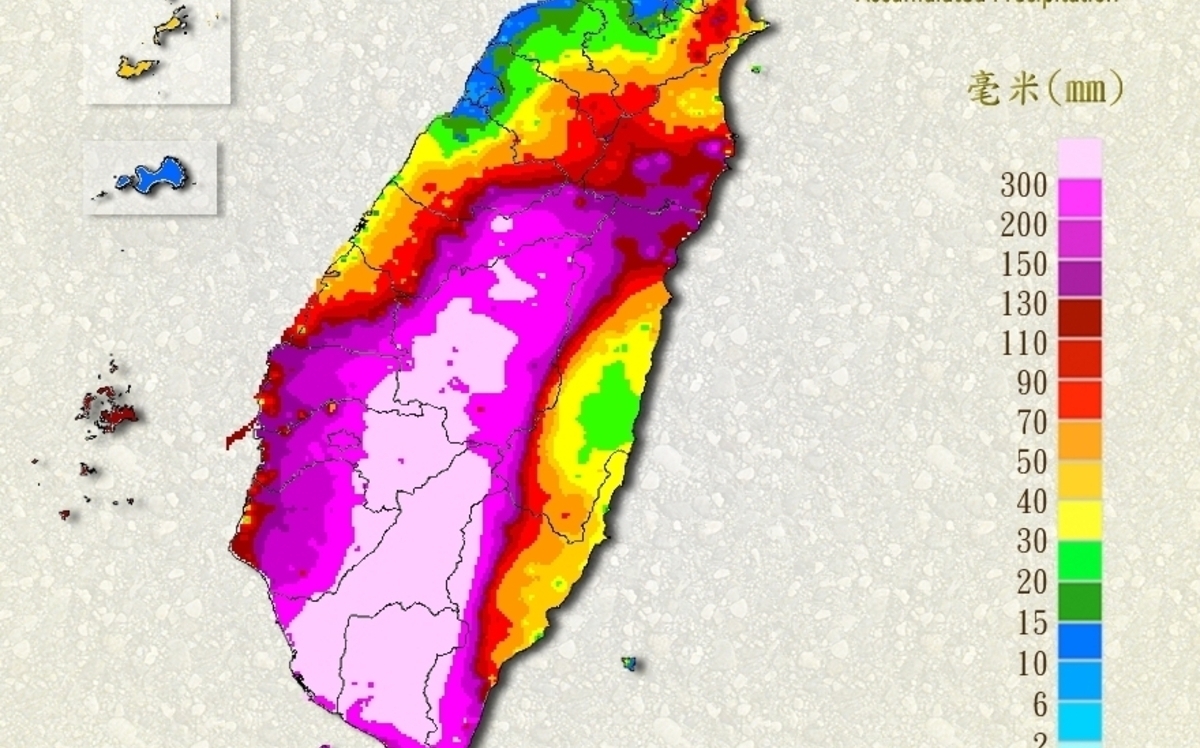 凱米強度減弱！全台仍狂下豪雨 4處雨量已累計破千