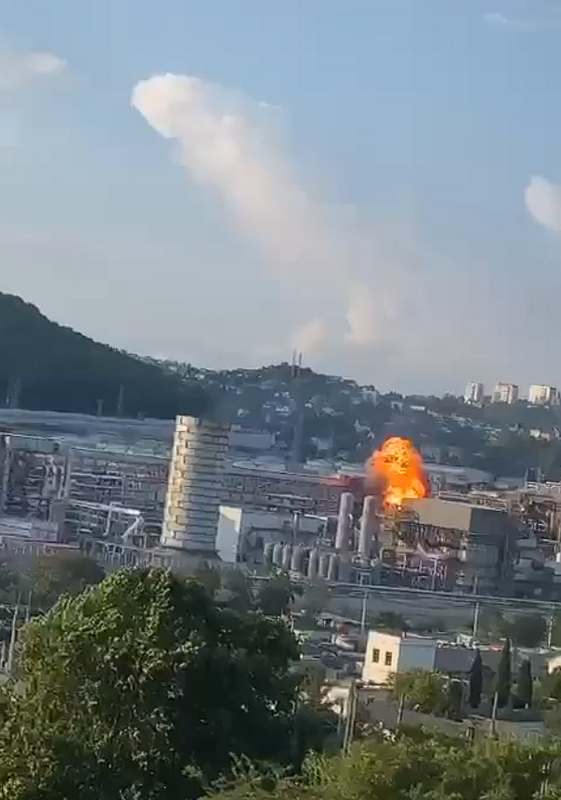 烏克蘭遠程攻擊俄國的軍事設施。 圖：翻攝自 Ｘ @NOELreports