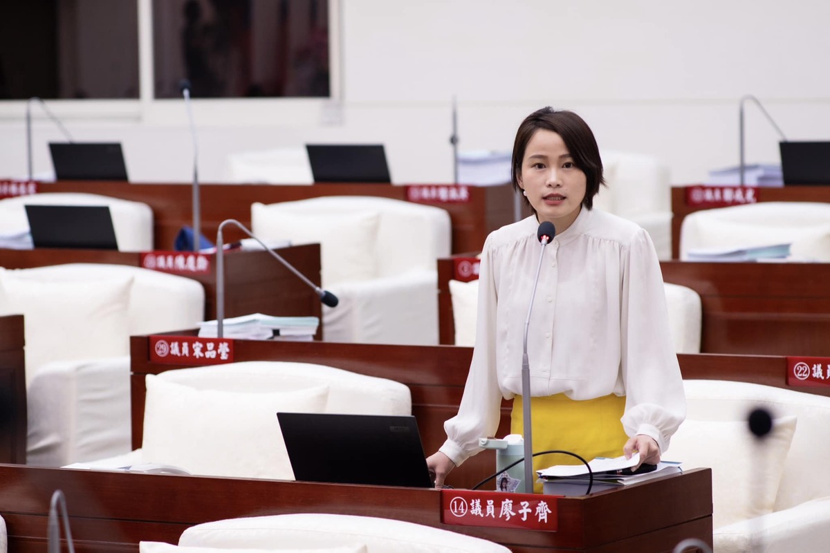 時代力量新竹市議員廖子齊要求高虹安應主動辭去新竹市長職務。 圖：取自廖子齊臉書