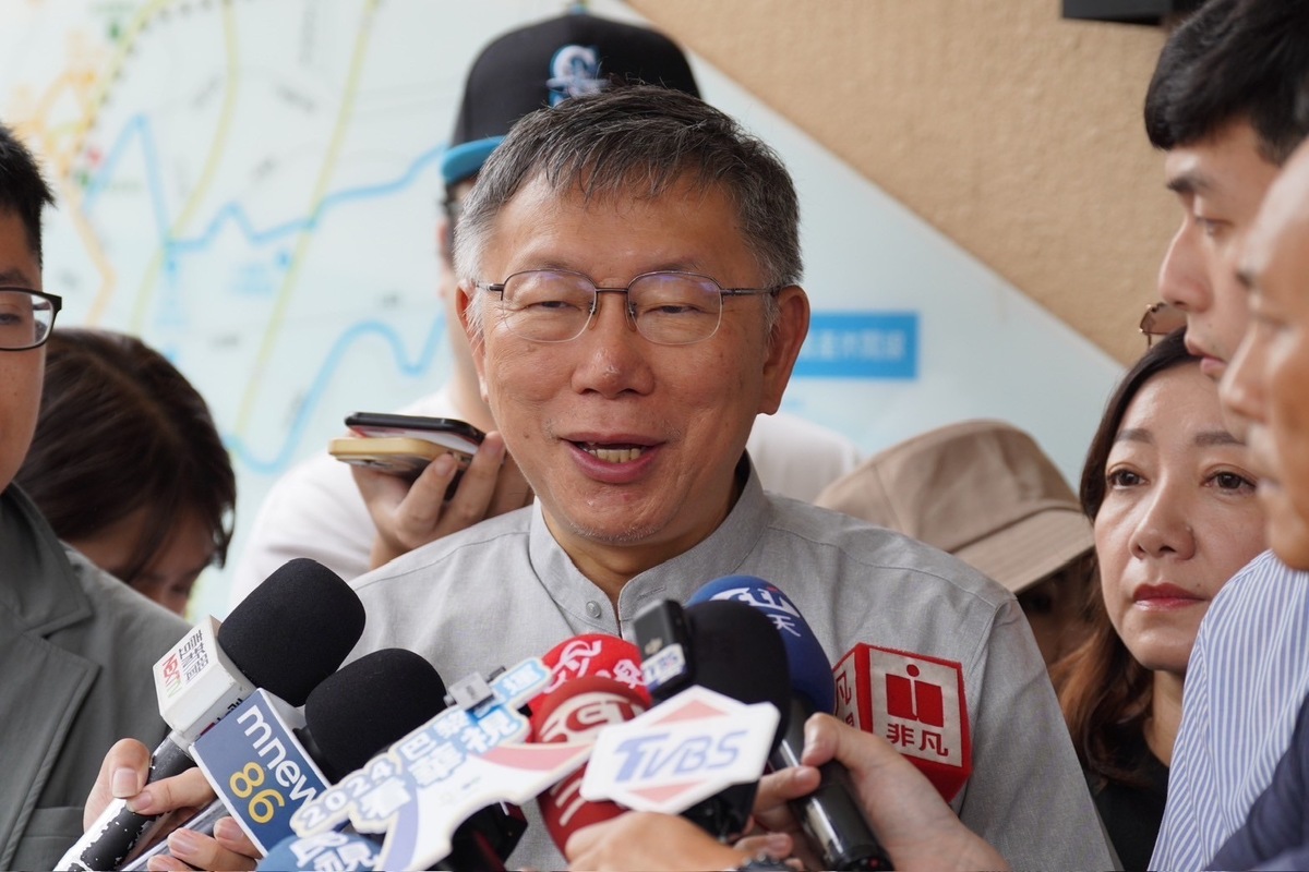 民眾黨主席柯文哲。 圖：民眾黨提供