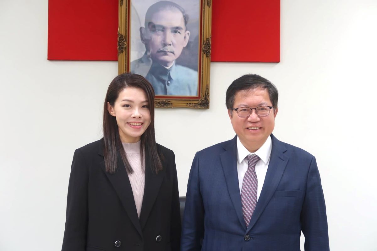 高虹安先前率市府團隊拜會鄭文燦，就大矽谷計畫推動提出合作方向。 圖：新竹市政府提供