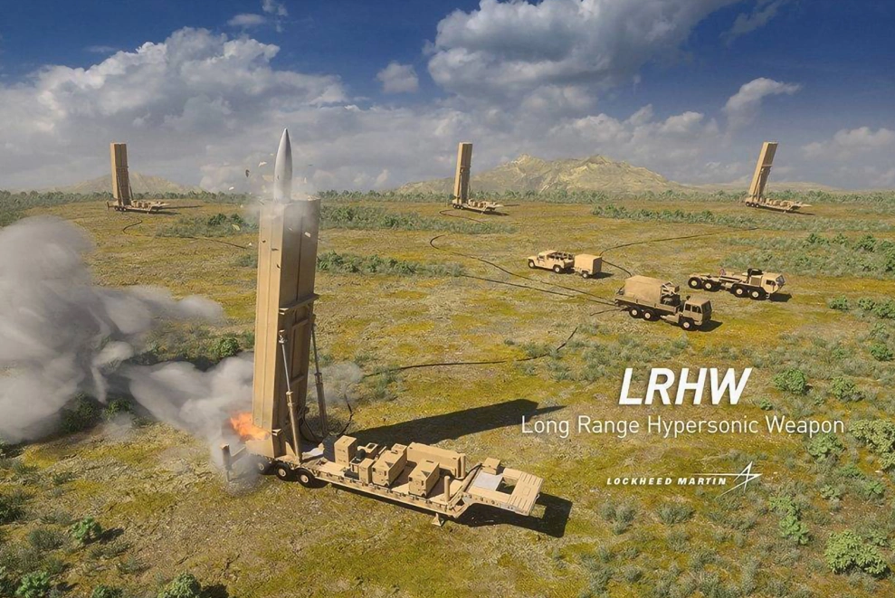 美國陸軍的「暗鷹」高超音速飛彈（LRHW）。 圖 : 翻攝自騰訊網