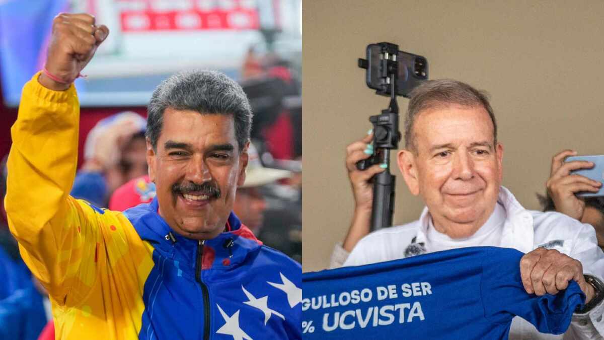 委內瑞拉總統大選於昨（29）日結束後，現任總統尼古拉斯·馬杜羅（Nicolas Maduro）（左）與反對派候選人埃德蒙多·岡薩雷斯（Edmundo Gonzalez）（右）均宣布自己在選舉中獲勝，導致全國局勢緊張。 圖：達志影像／美聯社、X帳號@EdmundoGU(新頭殼合成)