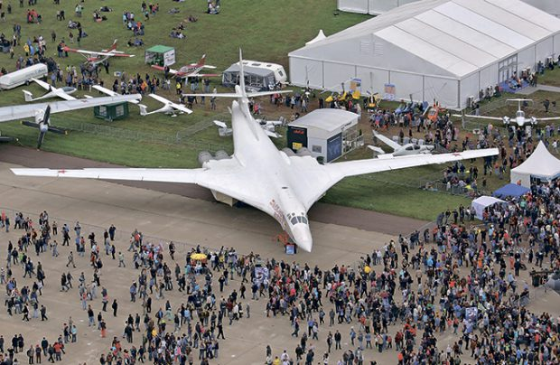 俄羅斯 Tu-160M  轟炸機。 圖:翻攝自X/ChrisO_wiki