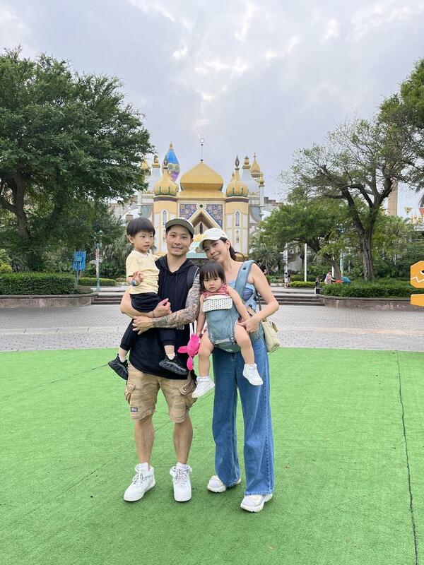 奶爸GOGO因為有騎行台灣的話題，因而結識台灣女孩，進而相戀結婚，至今已育有一男一女，過著開心的日子。 圖：移民署提供