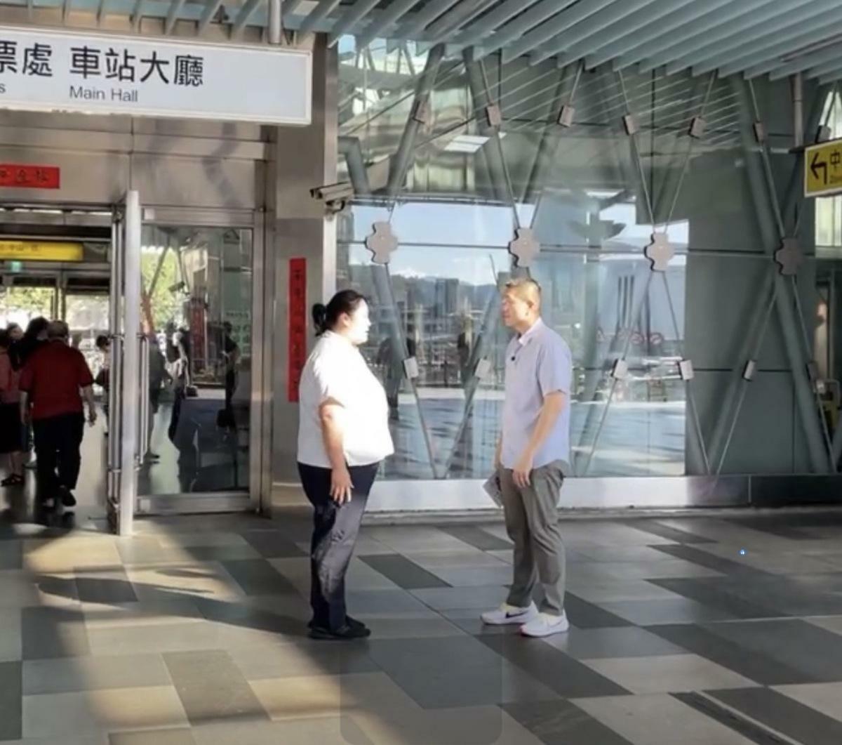 台鐵站務人員要基隆市長謝國樑保持行政中立。 圖：翻攝自謝國樑臉書