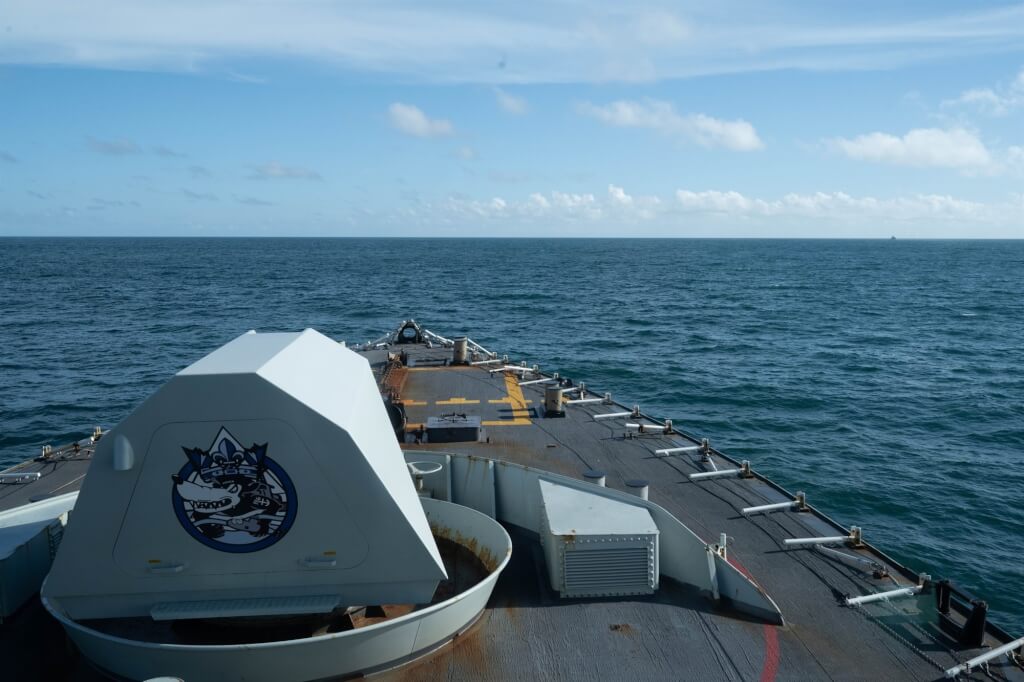 加拿大皇家海軍巡防艦蒙特婁號近日例行性通過台海。 圖：翻攝CanadianJointOperationsCommand臉書