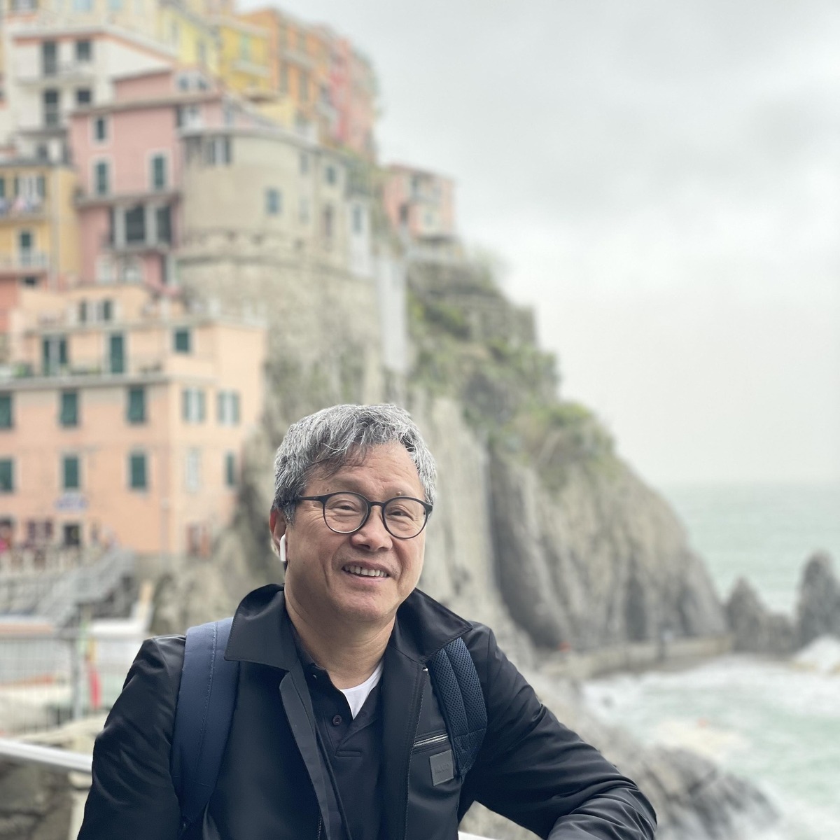駐德代表謝志偉雖然遠在海外，仍關心家鄉基隆時事。 圖：翻攝自謝志偉粉絲頁臉書