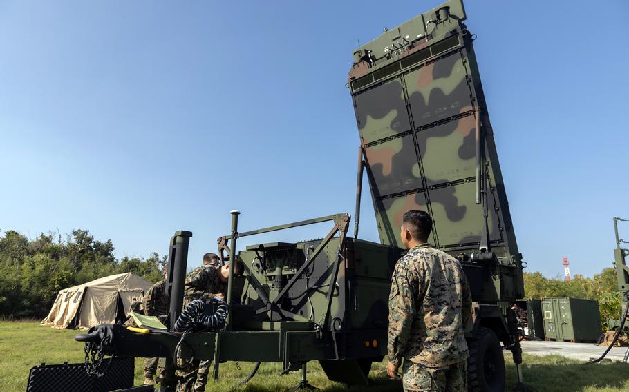 美軍AN/TPS-80多功能導引雷達。 圖：翻攝U.S. Marine Corps