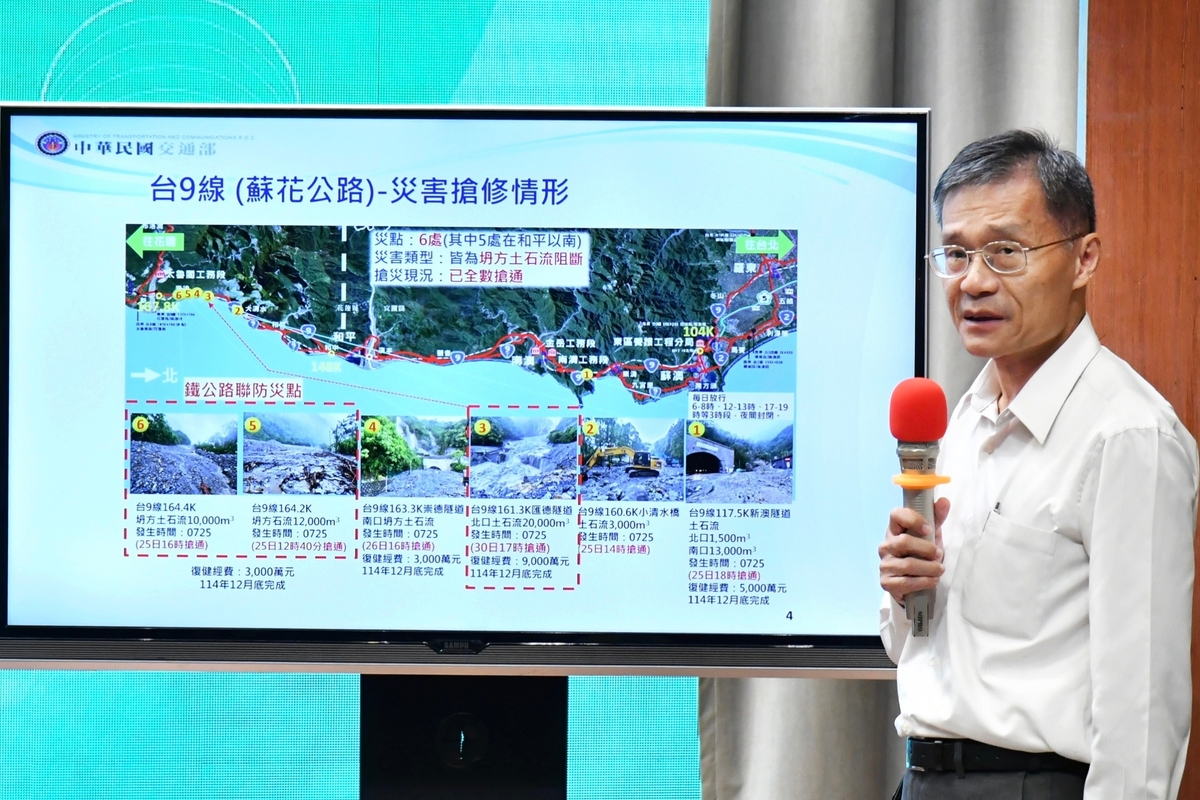 交通部綜合規劃司長張垂龍。 圖：行政院提供