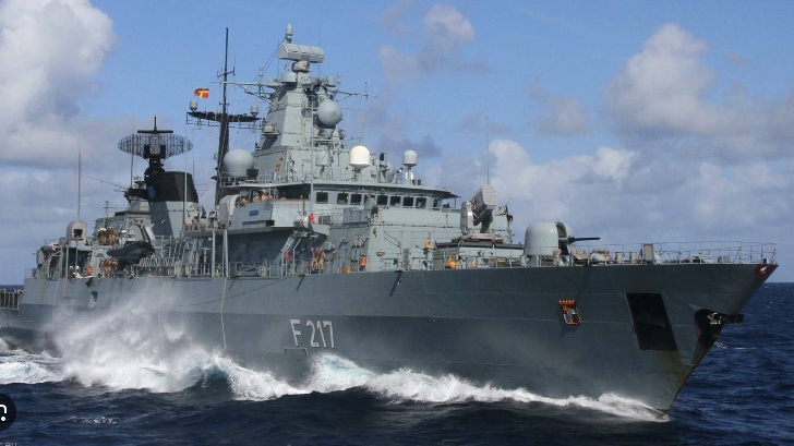 德國「巴伐利亞號」護衛艦。 圖 : 翻攝自澎派新聞