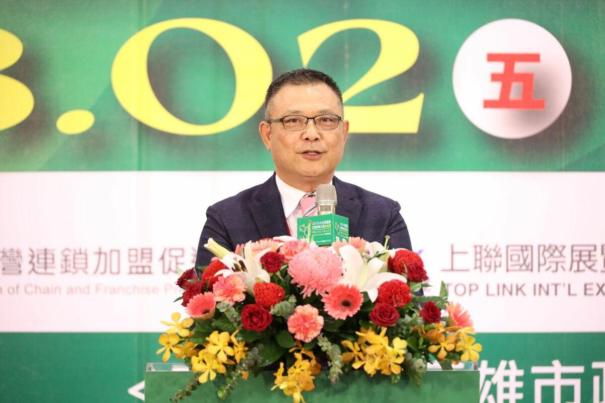 吳永強宣布已成功爭取2026世界連鎖加盟年會主辦權。 圖：台灣連鎖加盟促進協會/提供