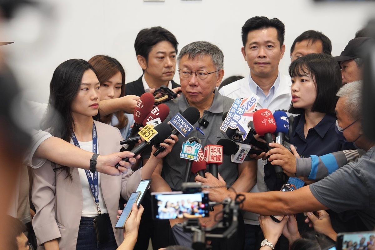 民眾黨主席柯文哲受訪重提藍白合。 圖：民眾黨／提供