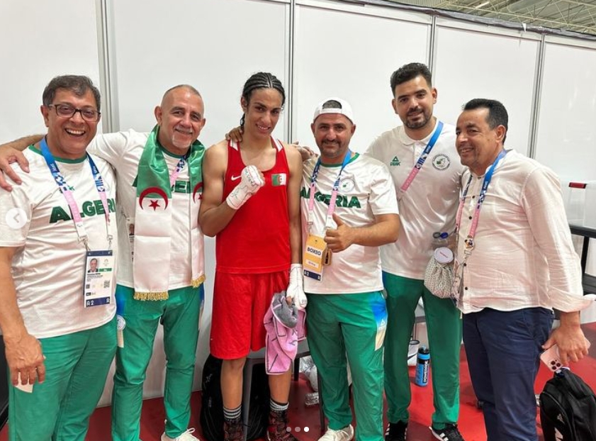阿爾及利亞拳擊女將凱利夫（Imane Khelif）闖準決賽，保底至少銅獎。 圖/取自imane_khelif_10社群