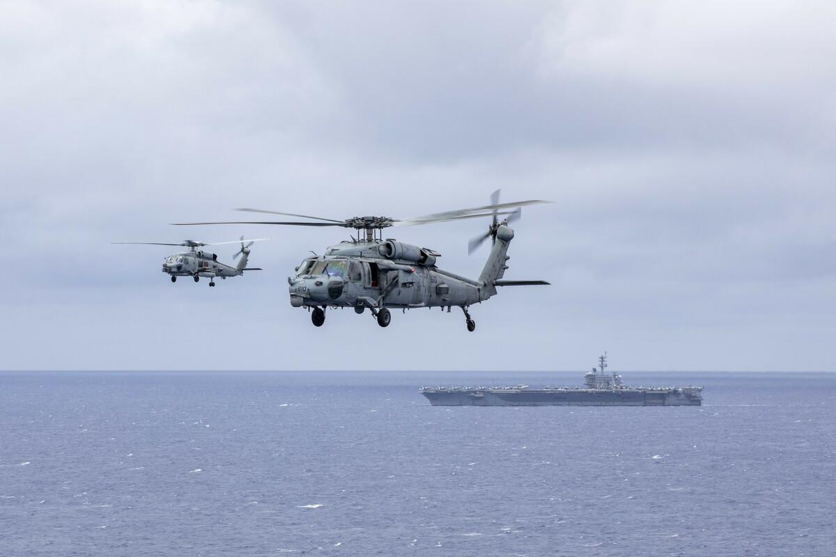 美國國防部派遣林肯號航母打擊群趕往中東控制局勢 圖/取自US NAVY