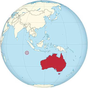外媒報導澳洲位於印度洋的外島領地，總面積約14.2平方公里的科科斯(基林)群島，很可能成為美國駐點、抗衡中國影響力的要角。 圖：翻攝維基百科/TUBS/CC BY-SA 3.0