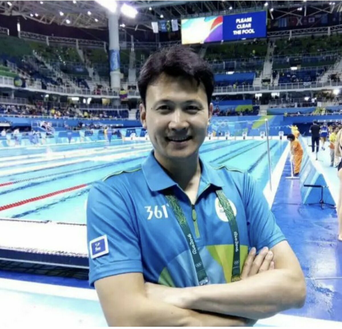 目前正跟隨中國奧運代表隊出征法國的國際泳聯中國代表袁昊然，據傳贈在法國申請政治庇護。 圖：翻攝自曾錚真言 X 帳號
