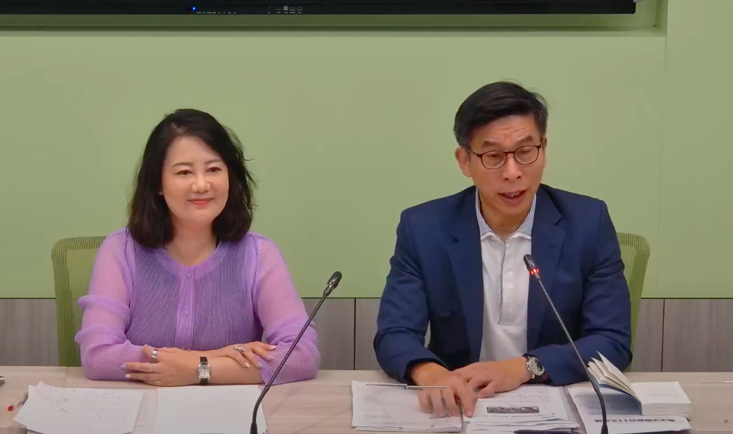 民進黨立委鍾佳濱認為，詹森林大法官要在野撤回總統國情報告修法是調侃的建議。 圖：翻攝自民進黨團YT