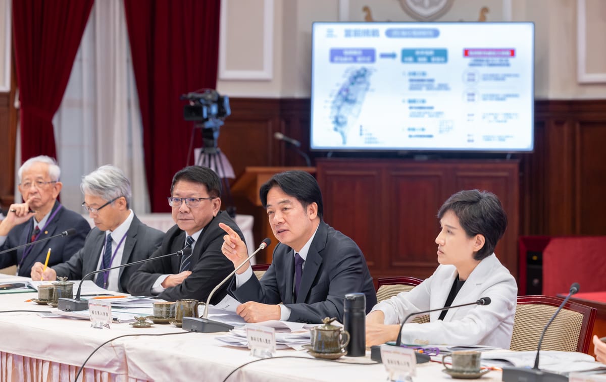 總統賴清德主持「國家氣候變遷對策委員會」首場會議。 圖：總統府提供