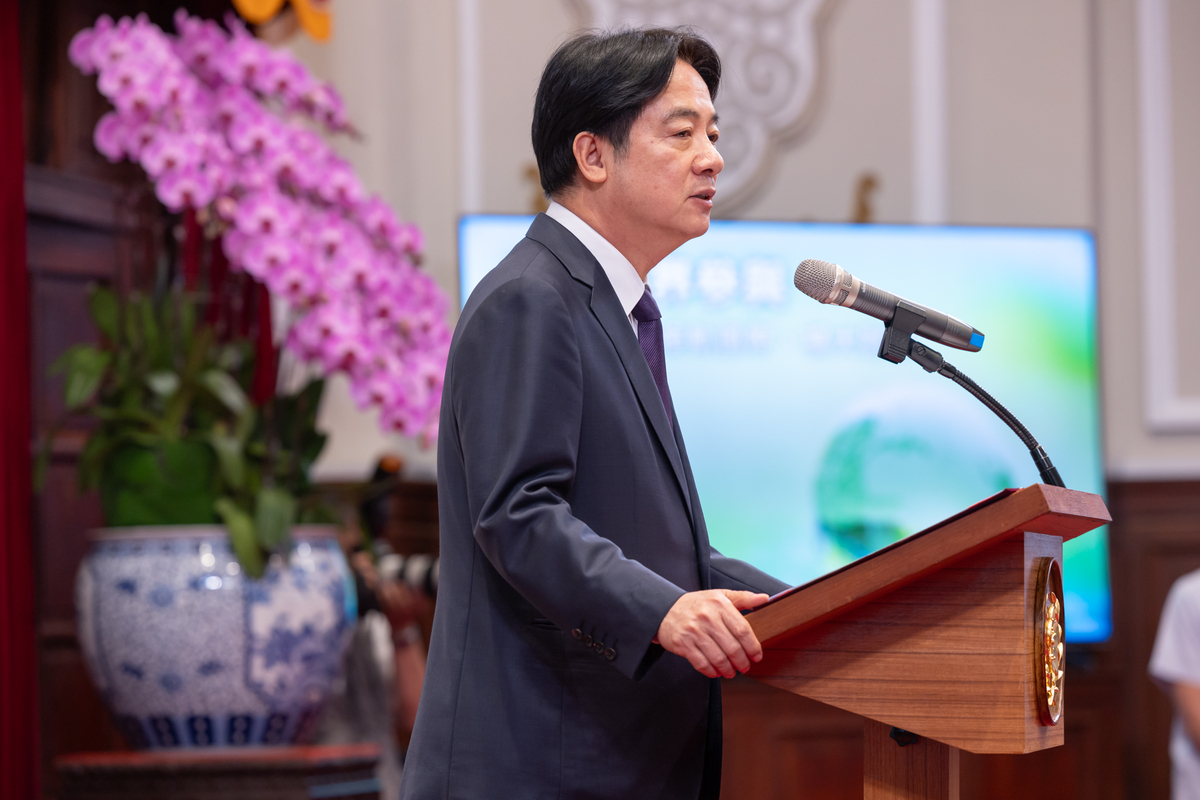 總統賴清德主持「國家氣候變遷對策委員會」會議。 圖：總統府提供