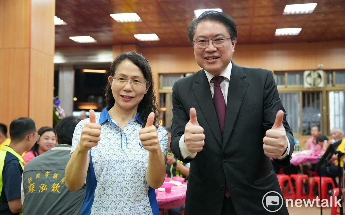 林右昌現身新北鶯歌同框拳擊女將林郁婷母親