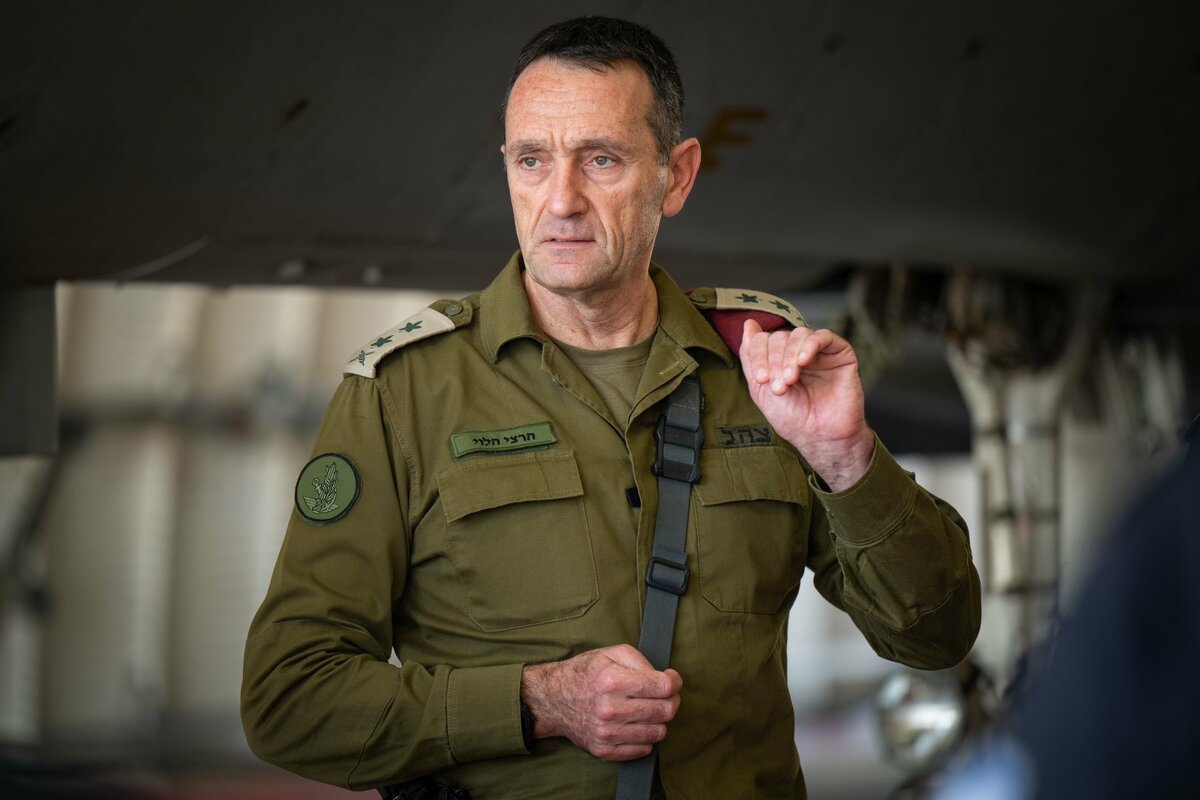 以軍總參謀長哈萊維聲稱，以軍不會因屠夫辛瓦爾成哈尼亞繼承人而放棄對他的追殺。 圖：翻攝自以色列戰爭 X 帳號