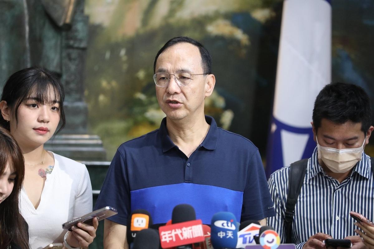 國民黨主席朱立回應時事。 圖：國民黨文傳會/提供