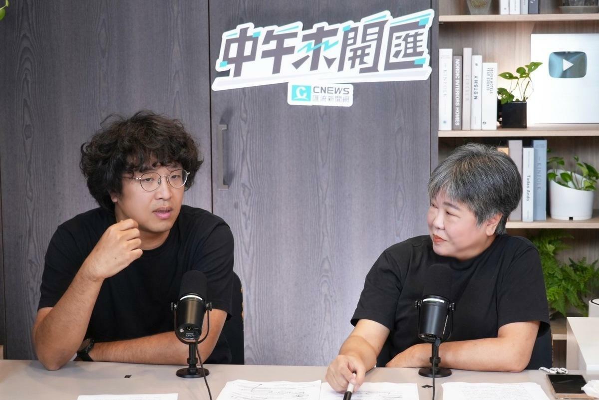 民進黨立委沈伯洋表示，他曾與黃國昌起草「境外勢力代理人法」，不解現在為何擋國安法？ 圖：CNEWS匯流新聞網提供