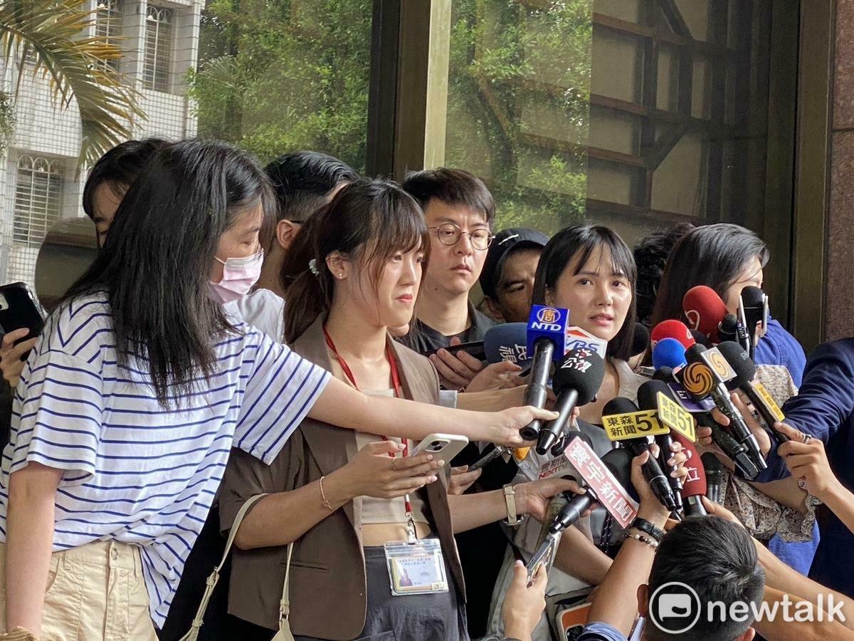 民眾黨發言人吳怡萱。 圖：周煊惠 / 攝