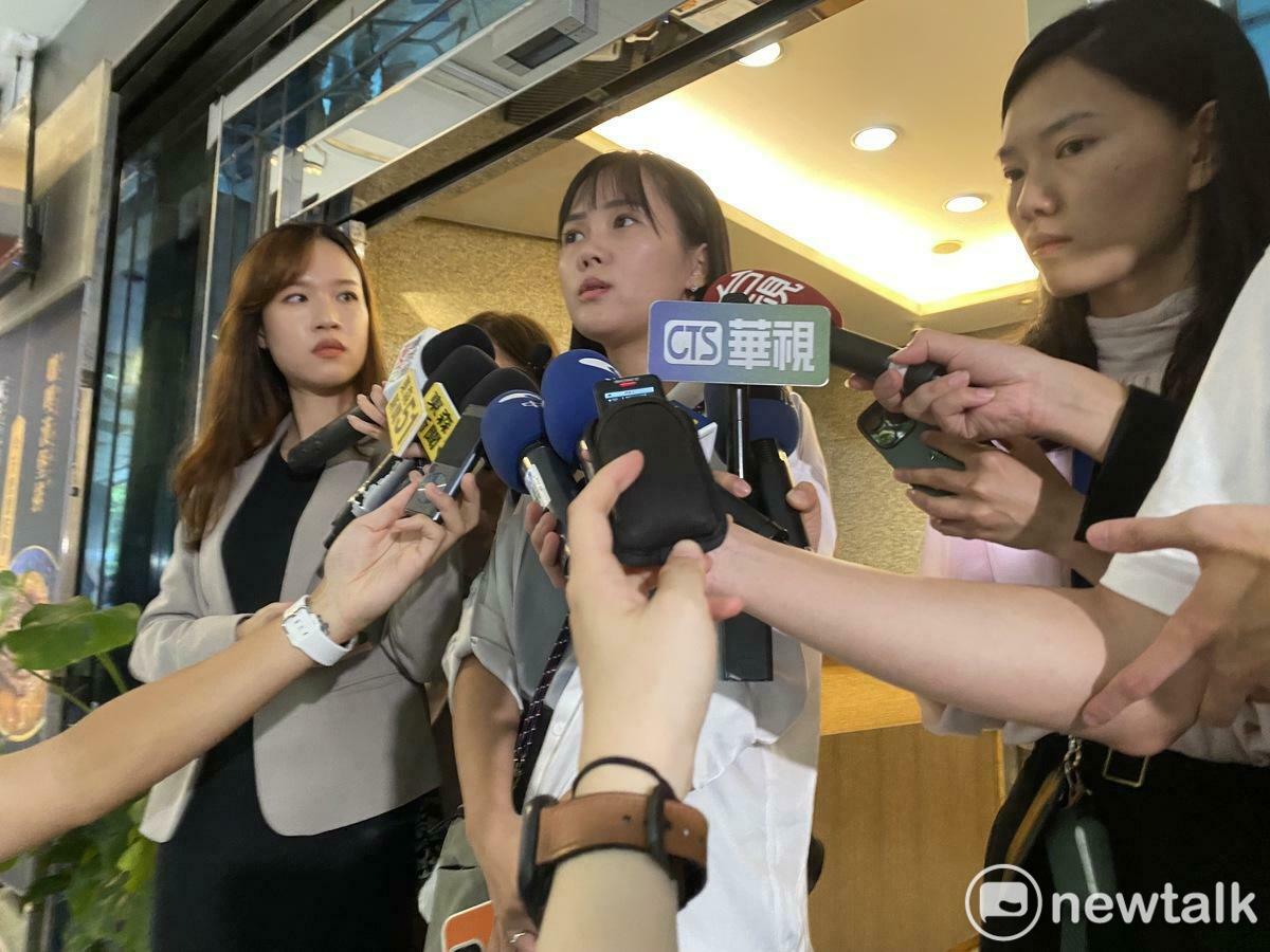 民眾黨新聞部主任暨發言人吳怡萱。 圖：周煊惠 / 攝
