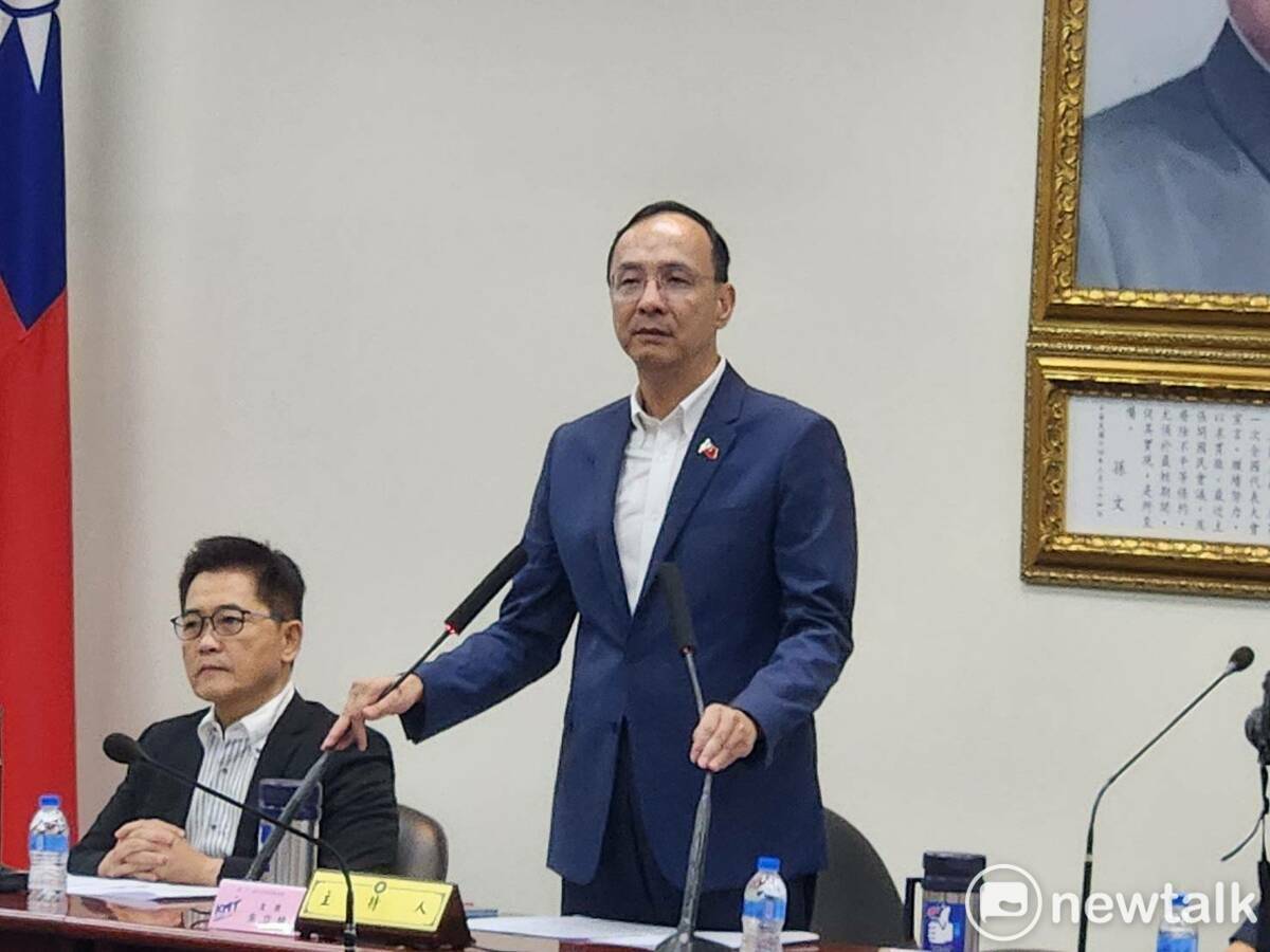 國民黨主席朱立倫。 圖：黃建豪/攝（資料照）