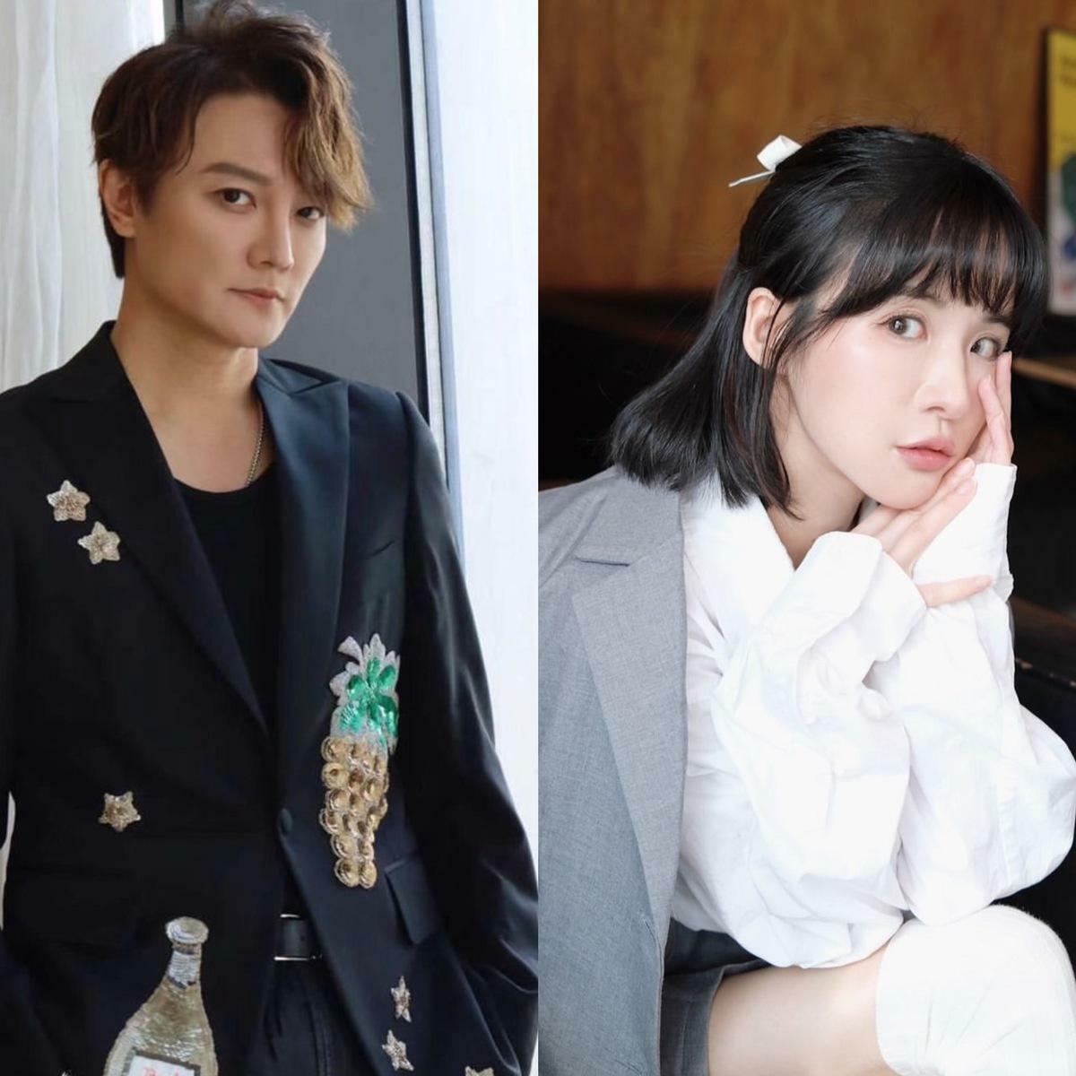 花花原定擔任FIF打歌舞台主持，卻臨時缺席。對此，阿沁澄清花花是因為感冒才沒有到場「站在老公立場，希望她好好休息」。 圖：翻攝自阿沁、花花IG