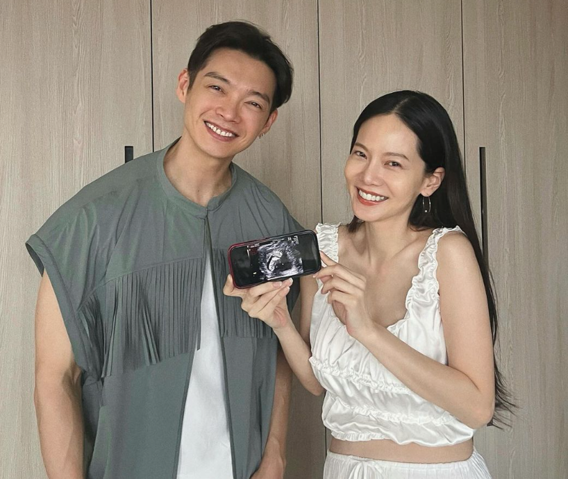 曾之喬在2020年與交往10年的辰亦儒結婚，婚後雙方都相當低調。兩人結婚4年後，終於在去年8月曬出超音波照，公開懷孕的好消息。 圖：翻攝自曾之喬IG