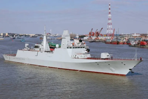 054B護衛艦。 圖 : 翻攝自鳳凰網