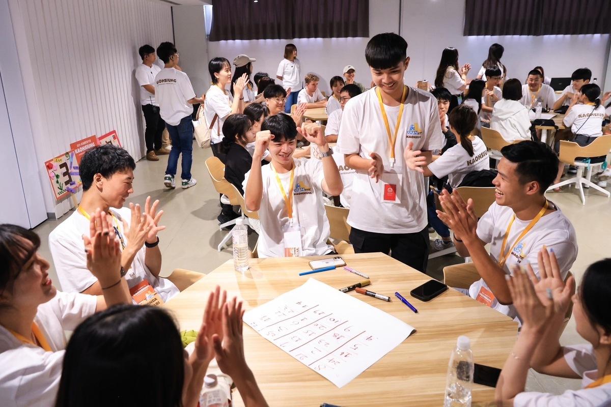 8國大學生參加姊妹市青年交流。 圖：高雄市行國處/提供