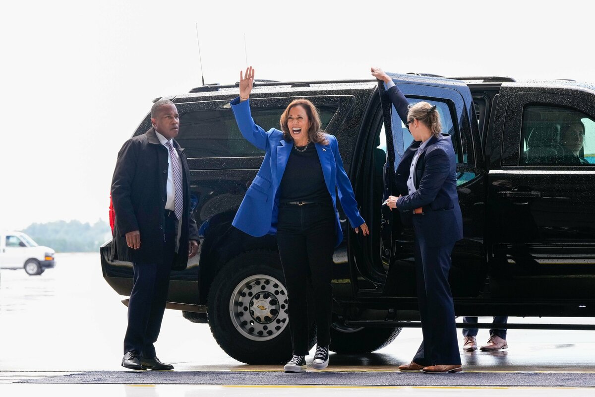 美國總統大選進入倒數，關鍵6州仍是國際焦點。 圖：取自Ｘ @KamalaHarris