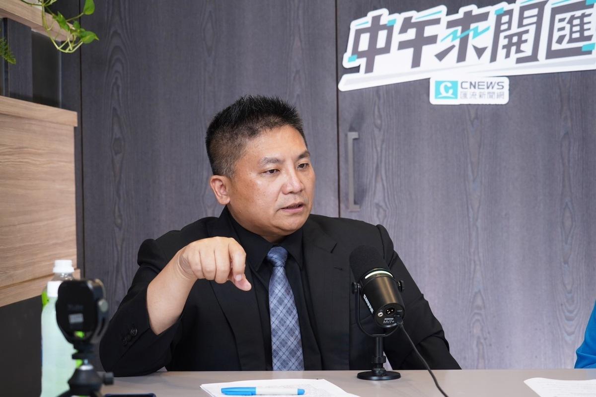 國民黨立委吳宗憲接受專訪。 圖：匯流新聞網《中午來開匯》／提供