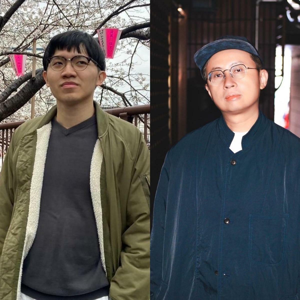 呱吉（右）曾在2022年走鐘獎中評論多米多羅的影片「不堪一擊」，造成多米多羅不滿，雙方因此結下樑子。 圖：翻攝自多米多羅、呱吉IG